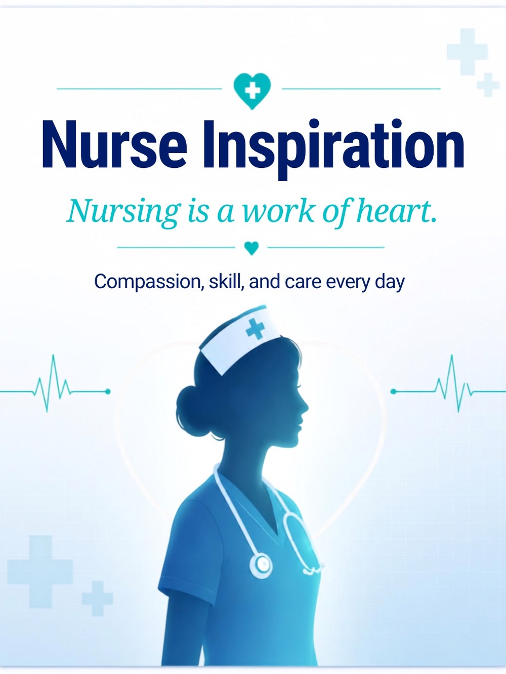 Nursing skill card set bedside support tool Digital